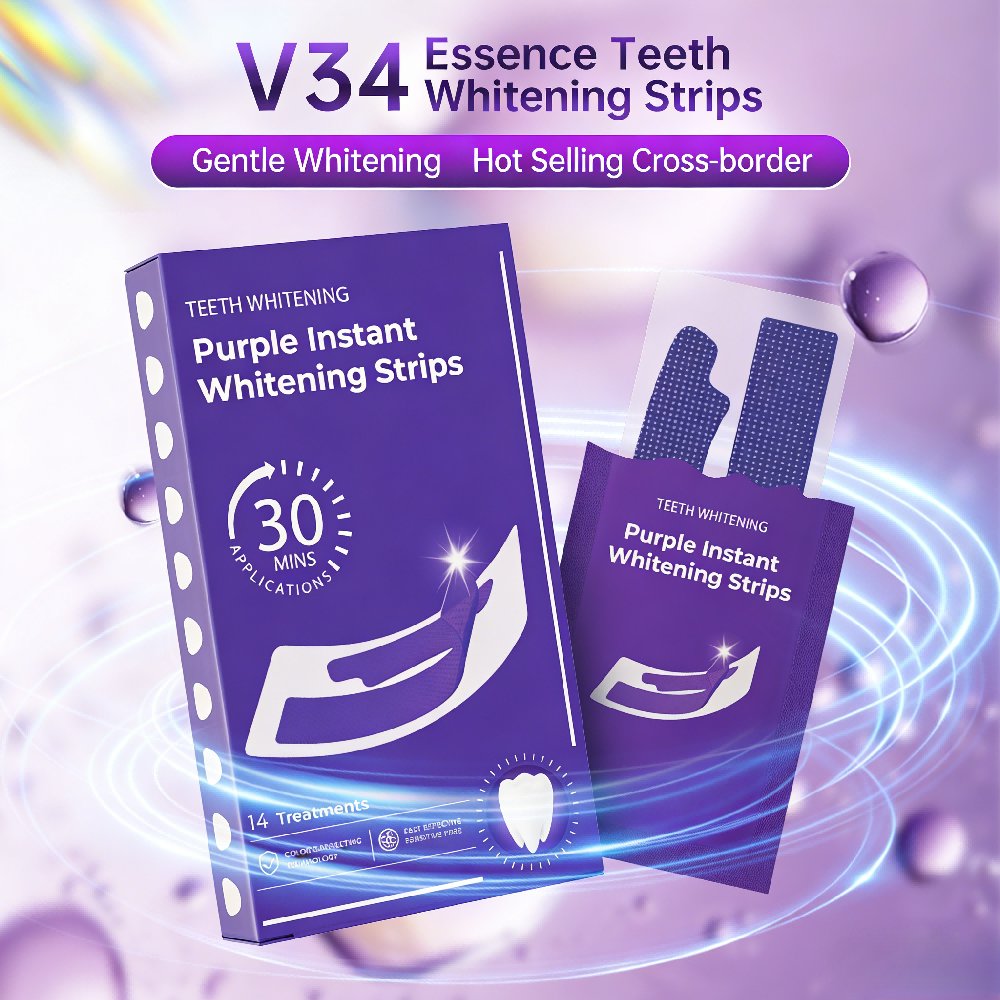 Teeth Whitening In Office - Фиолетовые полоски для отбеливания зубов –