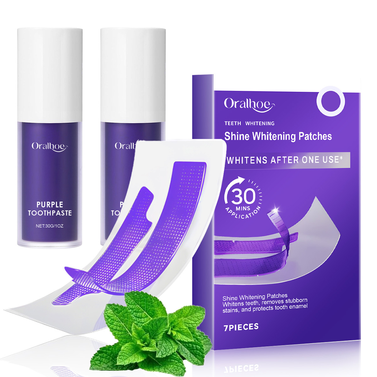Teeth Whitening In Office - Набор для отбеливания зубов Purple Teeth