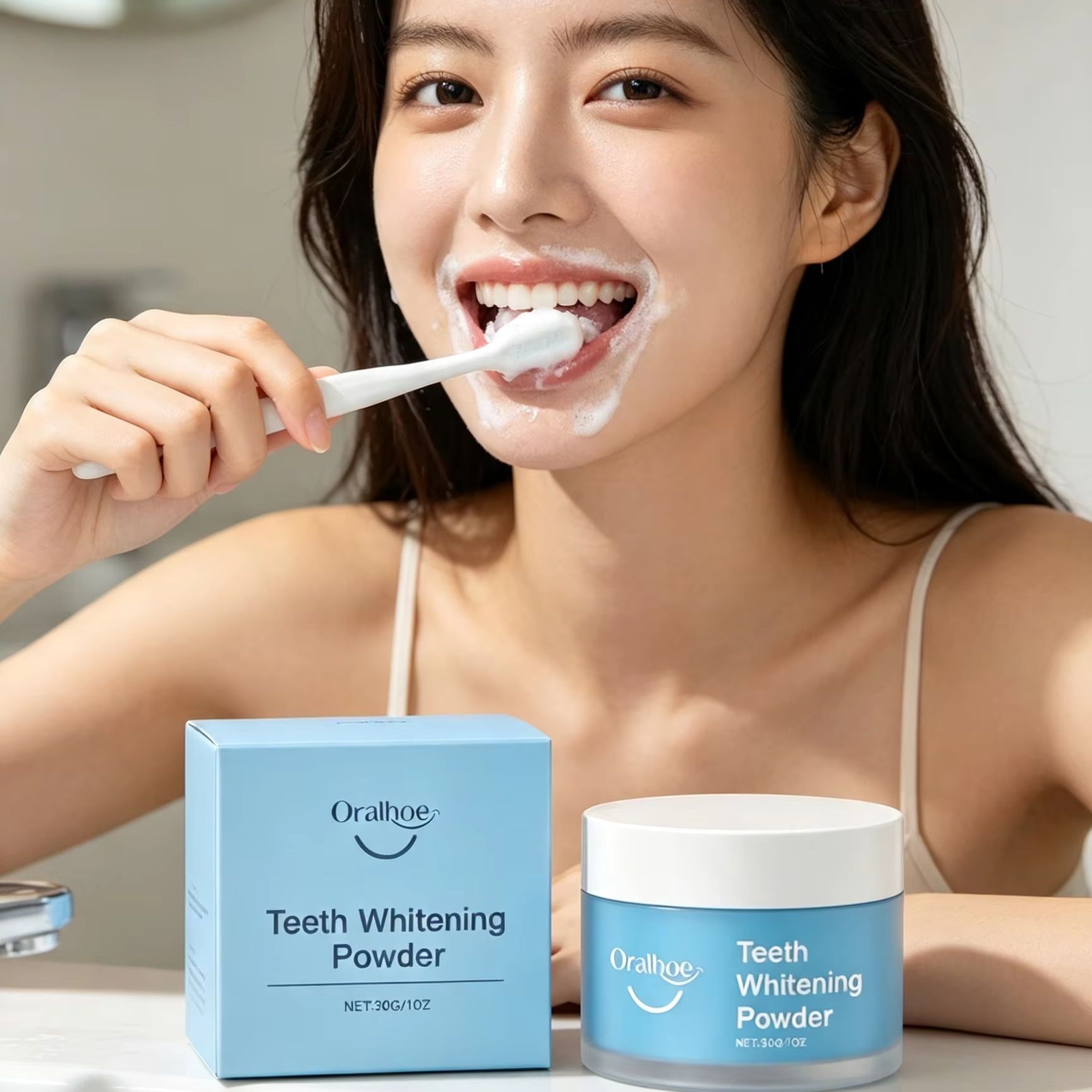 Teeth Whitening Essence - Зубной порошок Oralhoe для чистки зубов,