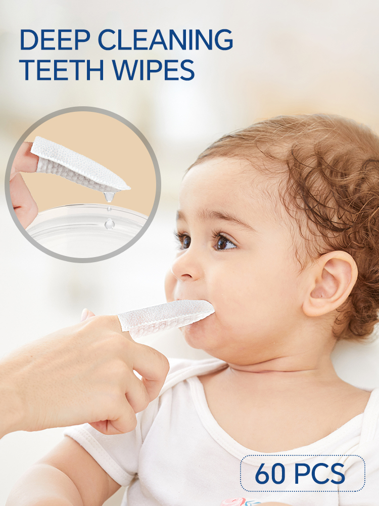 Teeth Whitening Brush - 60 шт., набор салфеток для глубокой