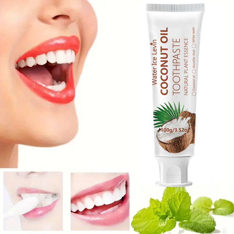 Teeth Whitening Oil Pulling - Зубная паста с кокосовым маслом 100г,