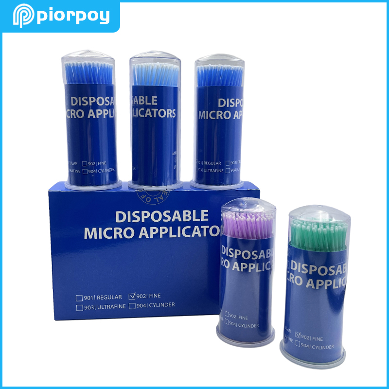 Teeth Whitening Brush - PIORPOY Стоматологическая микрощетка, одноразовая микрокисть, аппликаторы,