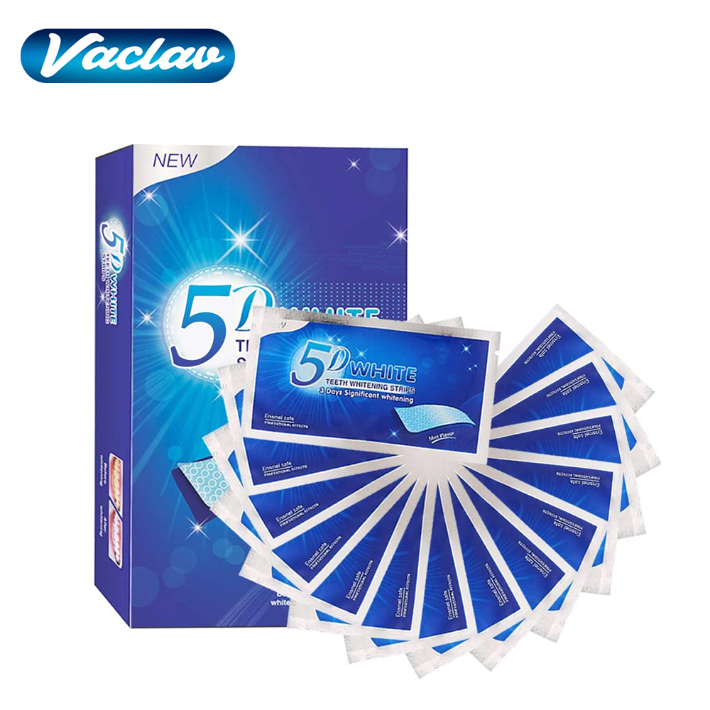 Teeth Whitening Essence - 5D-полоски для отбеливания зубов, гель для