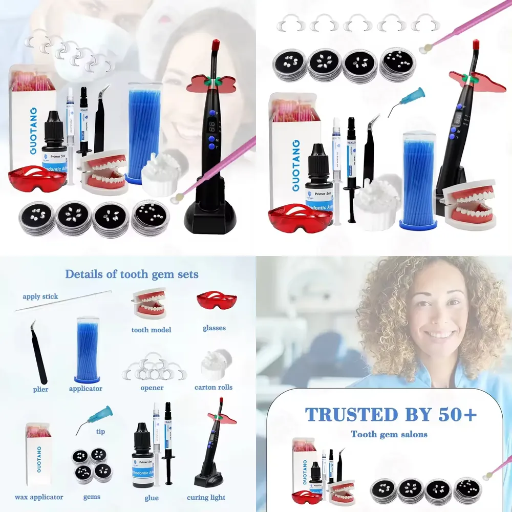 【CHIMU HOME】 Профессиональный  – обзор и цена Tooth Gem Kit