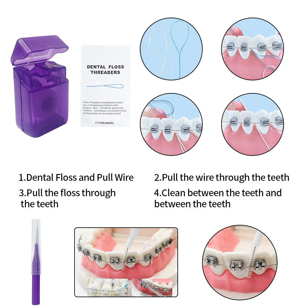 8 шт./компл., набор ортодонтич – обзор и цена Teeth Whitening Brush