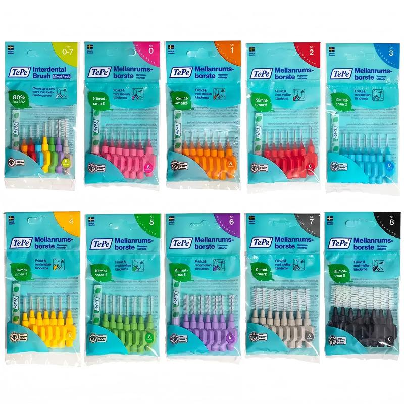 Зубные межзубные щетки Tepe Or – обзор и цена Teeth Whitening Brush