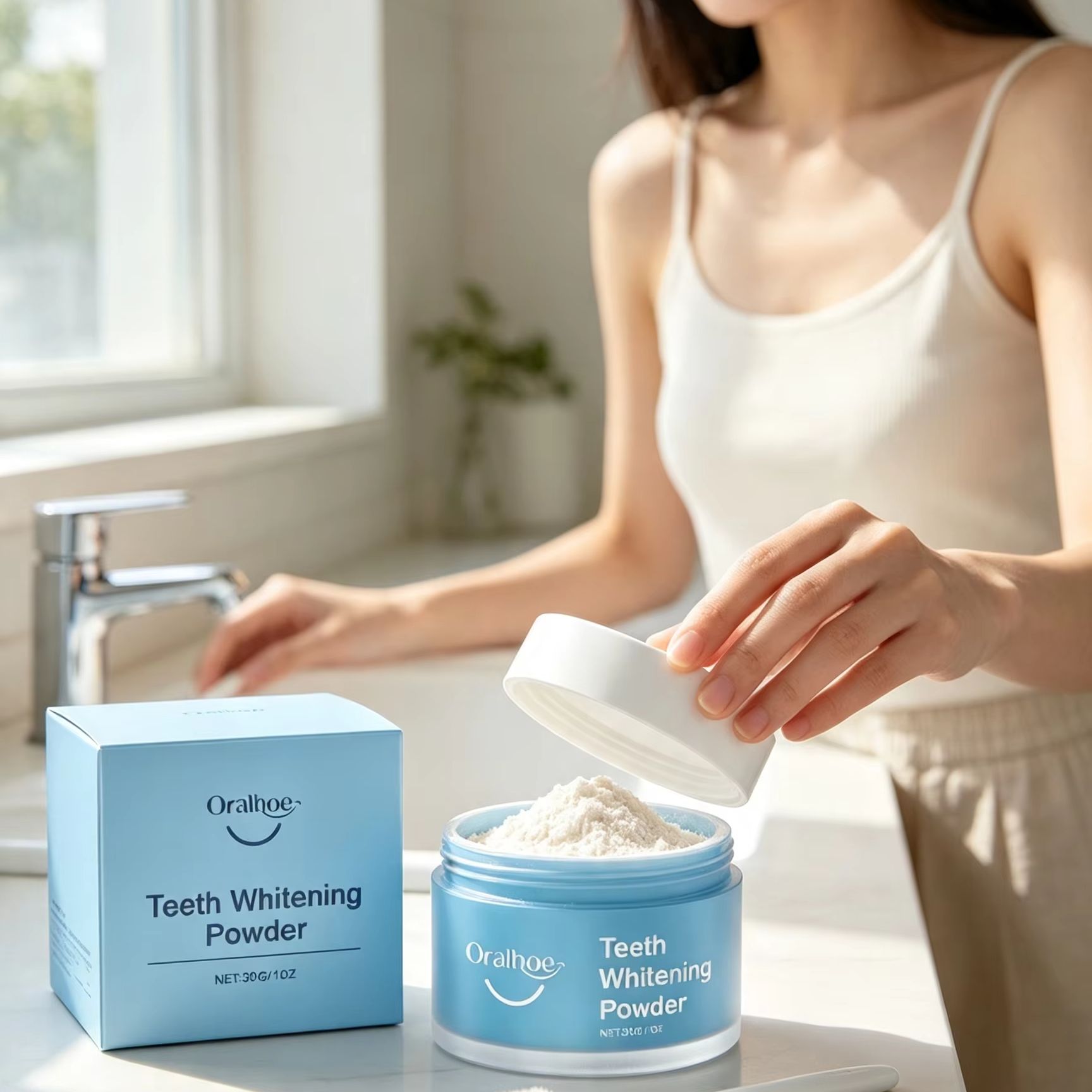 Зубной порошок Oralhoe для чис – обзор и цена Teeth Whitening Essence