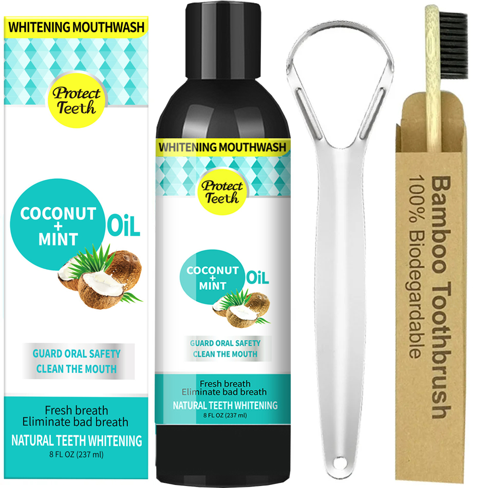237 мл масло для вытягивания к – обзор и цена Teeth Whitening Oil Pulling