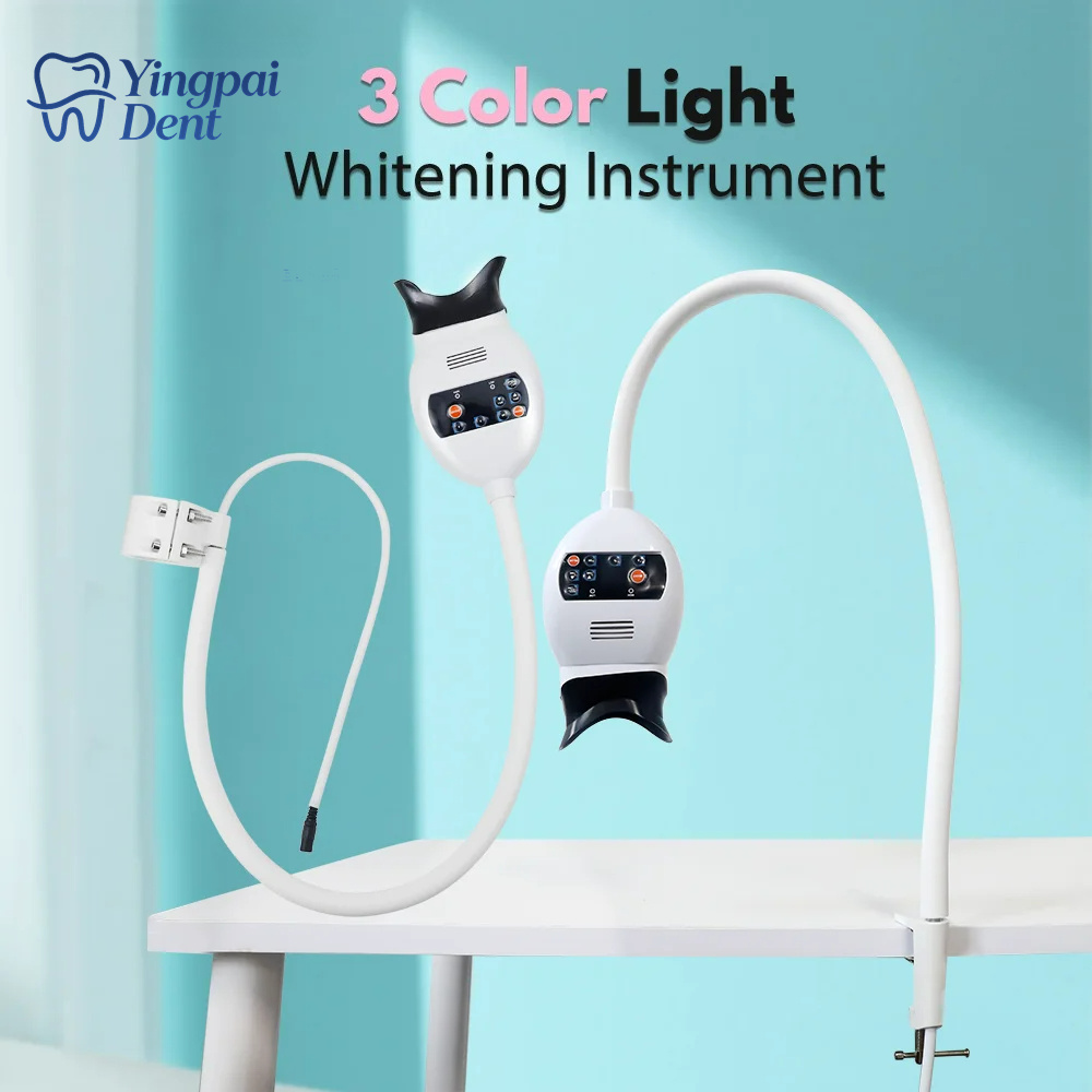 Регулируемая 3-цветная LED-лам – обзор и цена Teeth Whitening Bleach