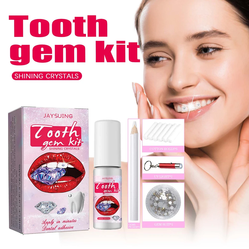 DIY зубной адаптер с кристалла – обзор и цена Tooth Gem Kit